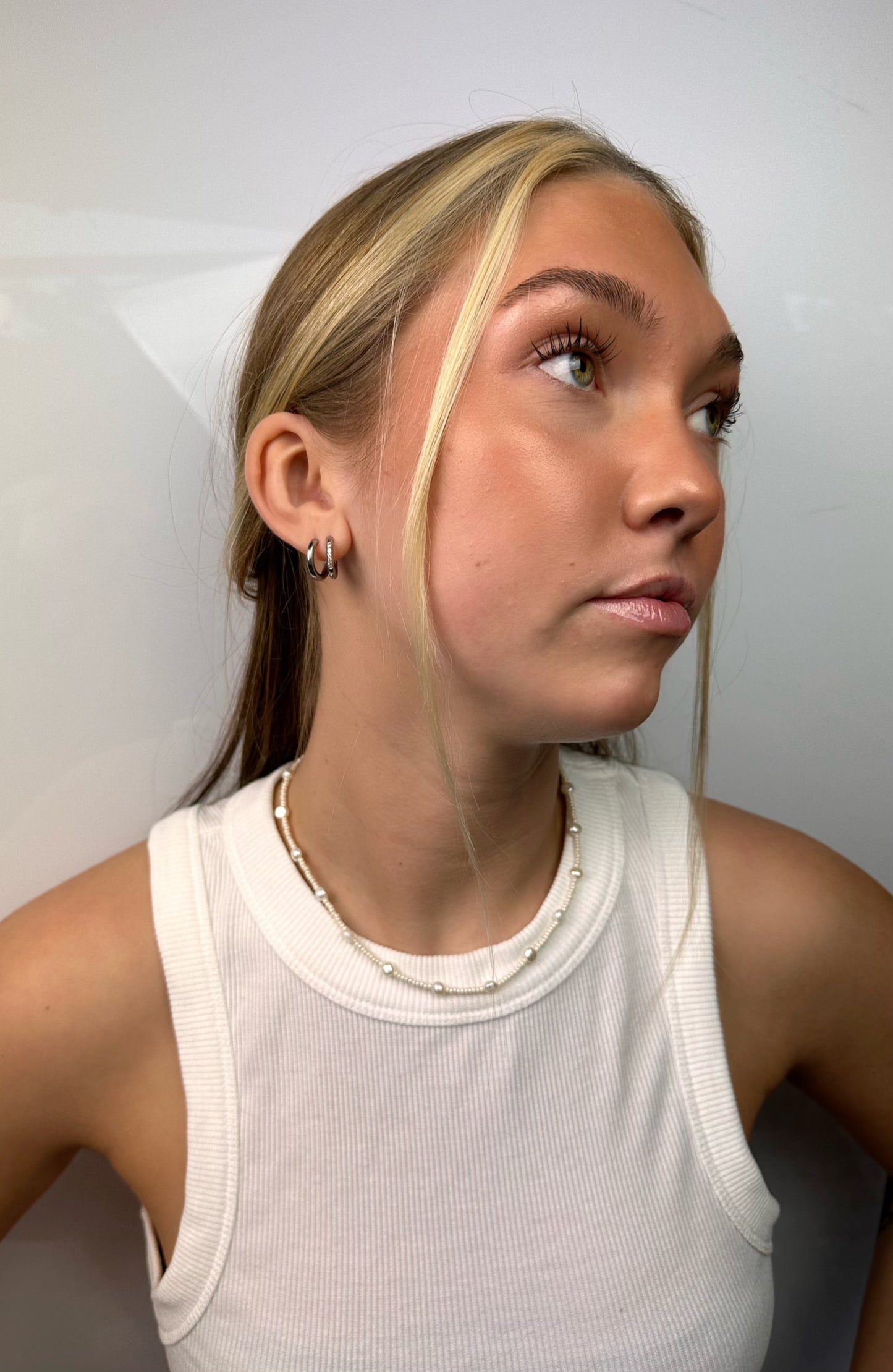 Plain Hoops Silver