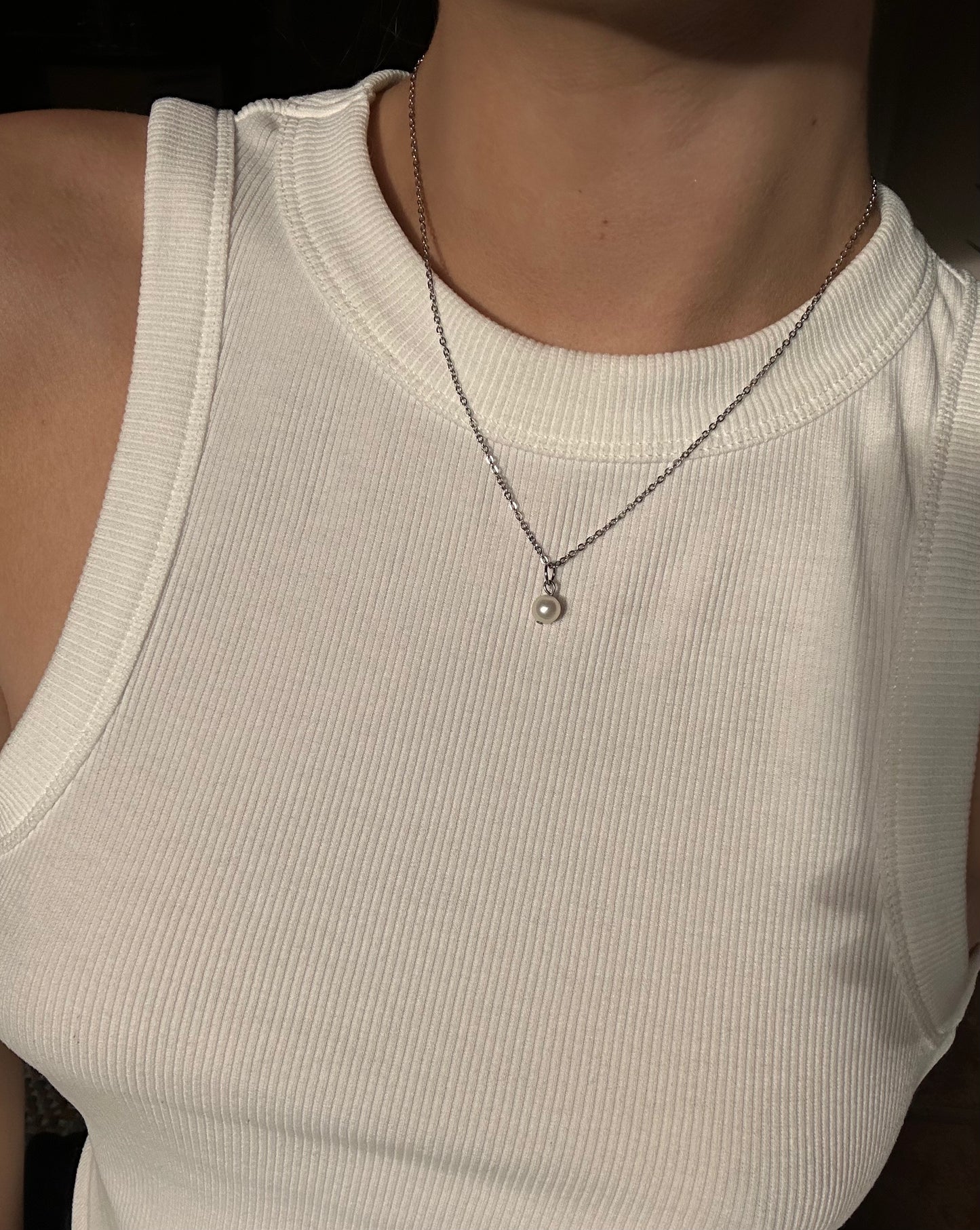 Maze halsband Silver