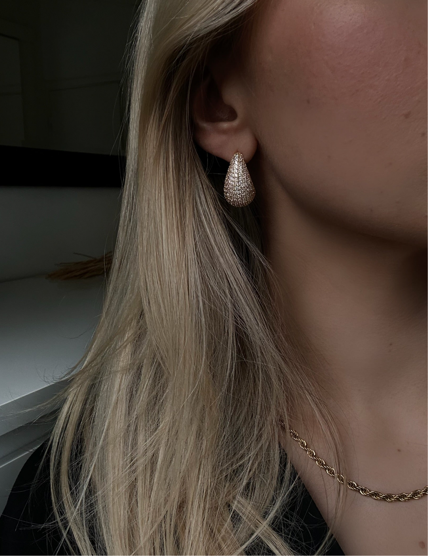 Sparkly Drop earrings