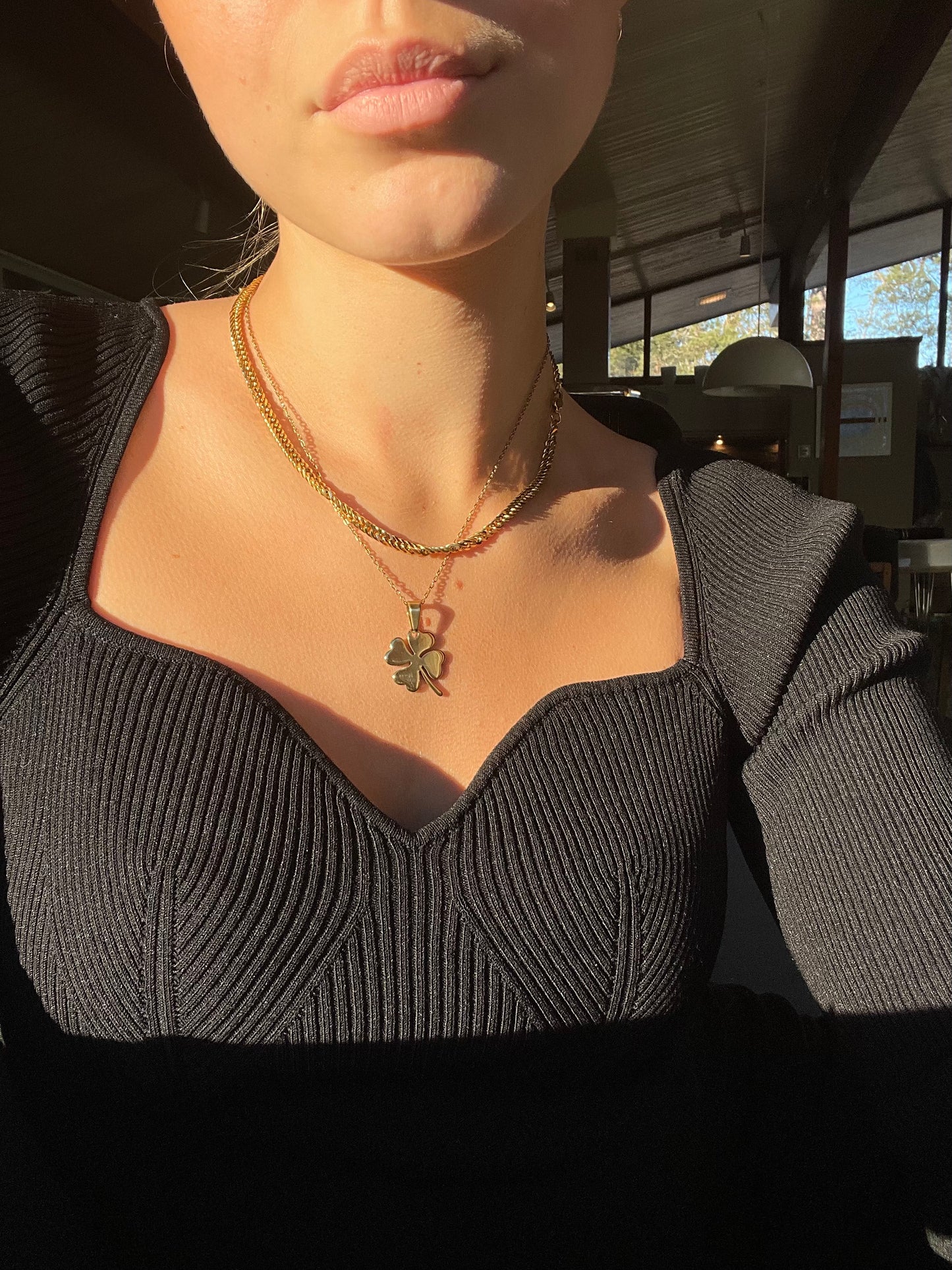 Lucky Charm halsband Guld