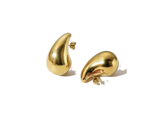 Drop earrings Gold