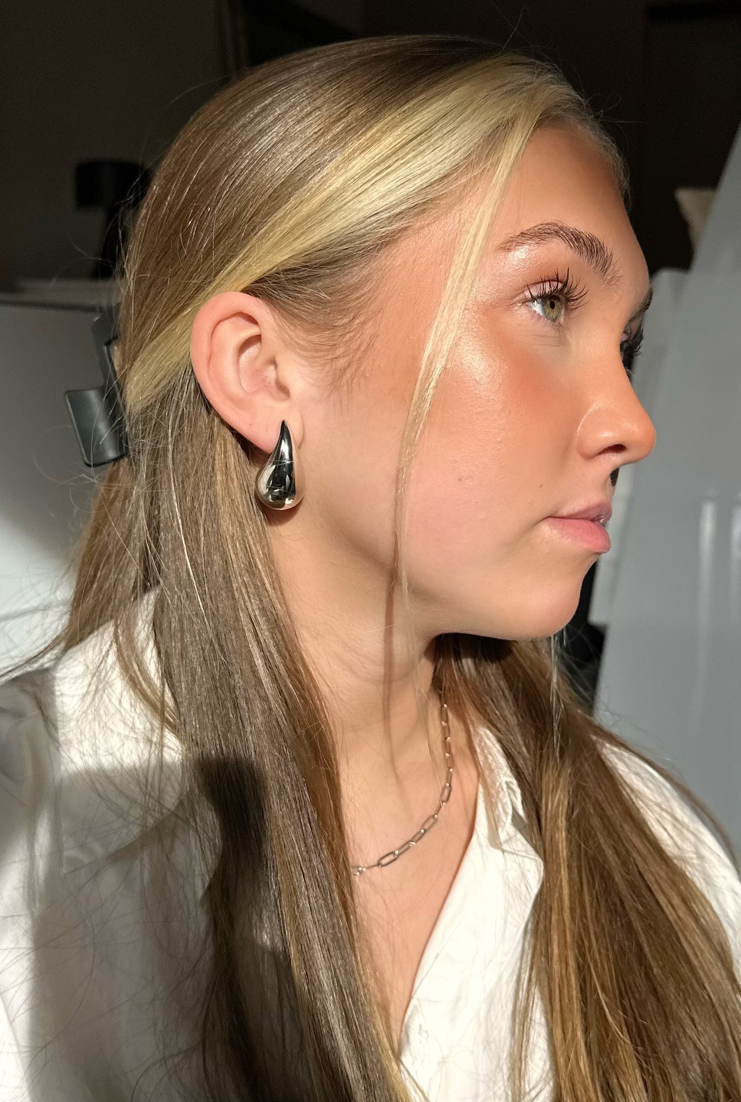 Drop örhängen Silver