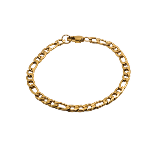 Figaro bracelet Gold