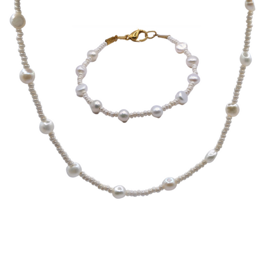 Freshwater pearl set