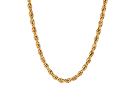 Twisted Chain necklace Gold